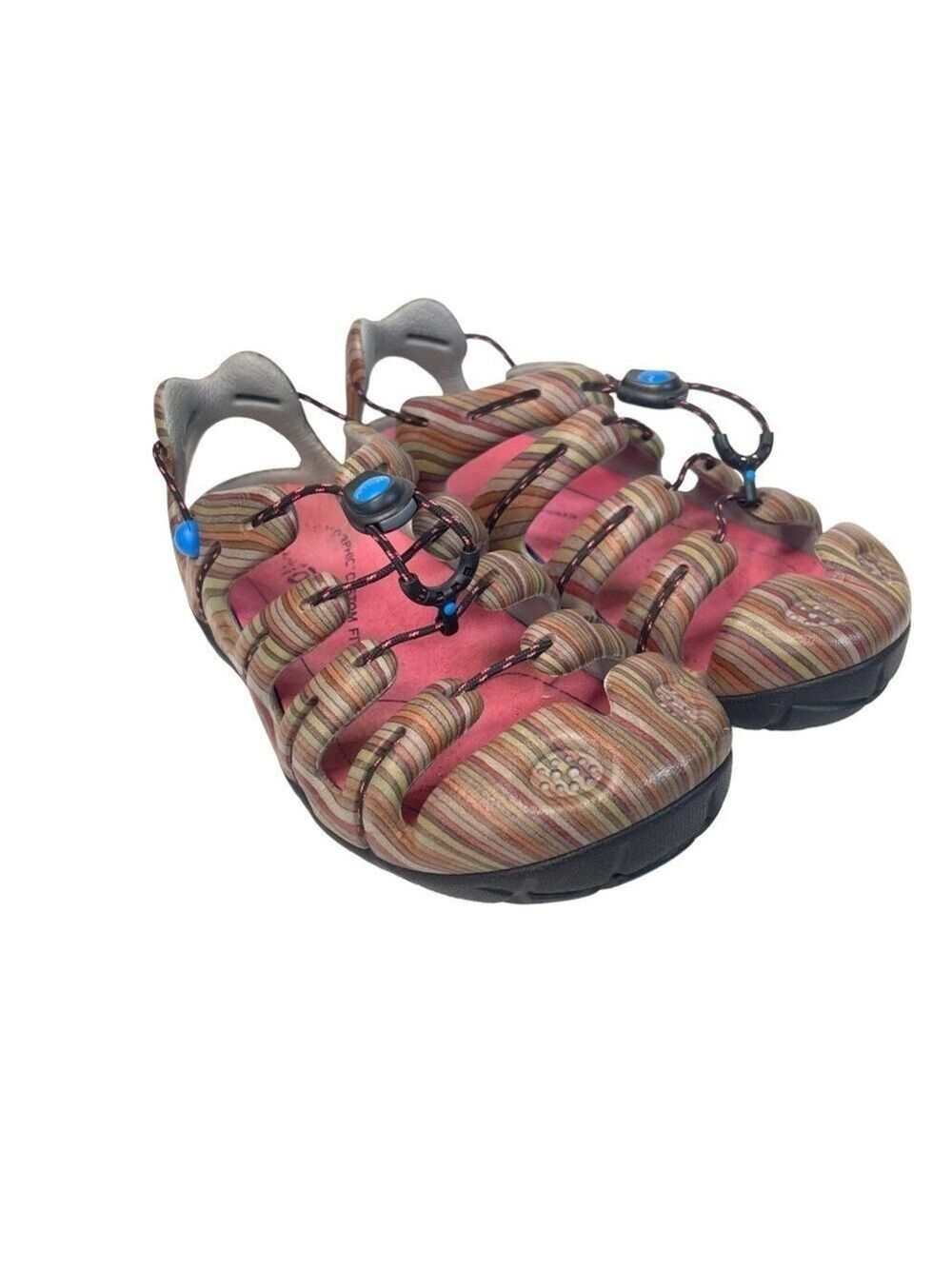 Timberland Mion Current Water Sandals Womens 6 Outdoor Fisherman Striped